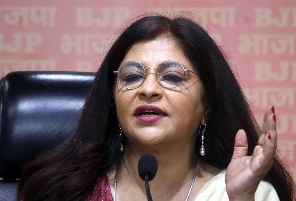 BJP leader Shazia Ilmi