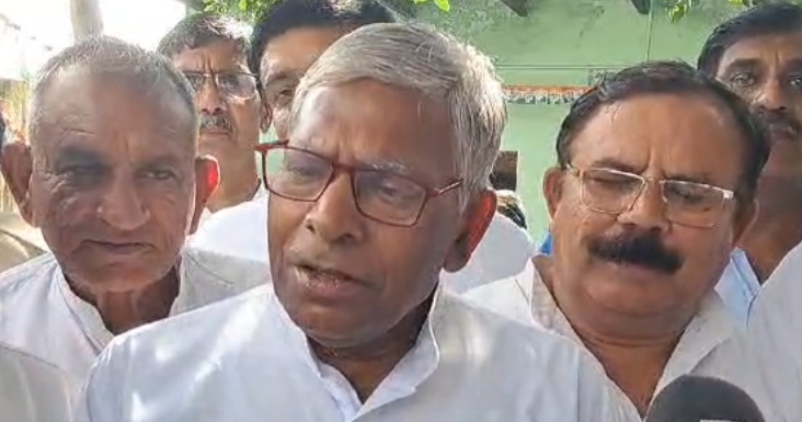 हरियाणा चुनाव: एमएल रंगा की जुबान फिसली, कांग्रेस को बताया दमनकारी