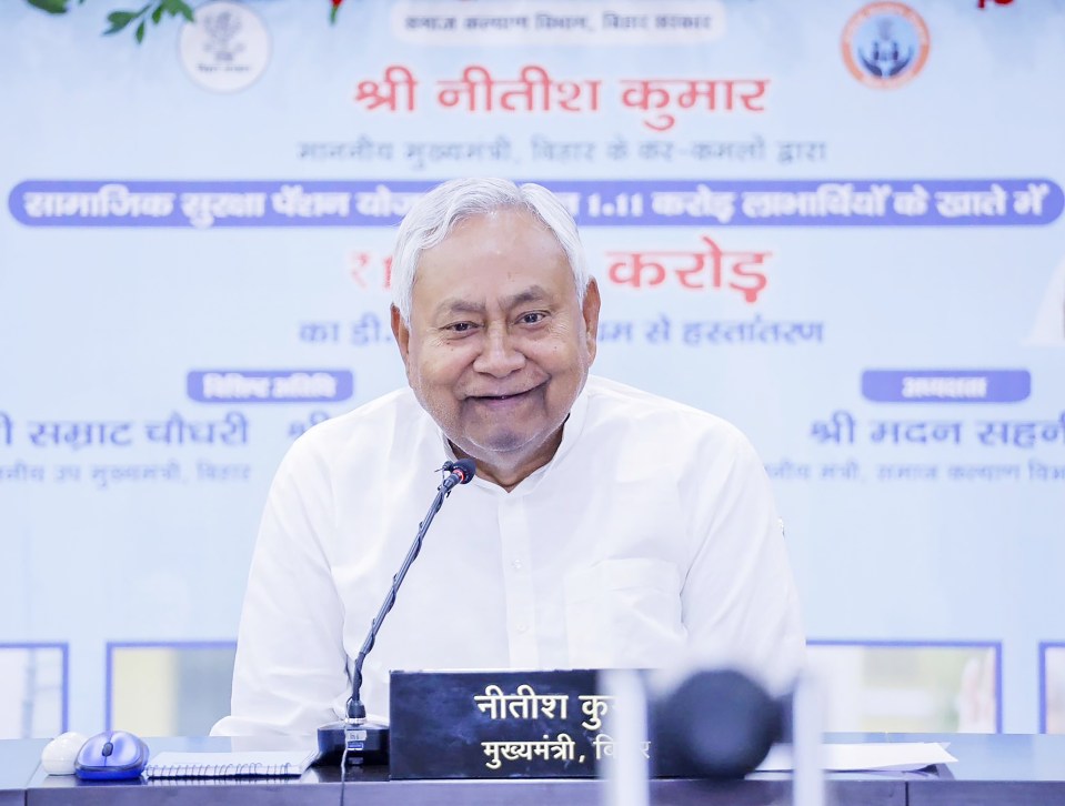 Patna: Nitish Kumar attends a state-level programme at ‘Sankalp’